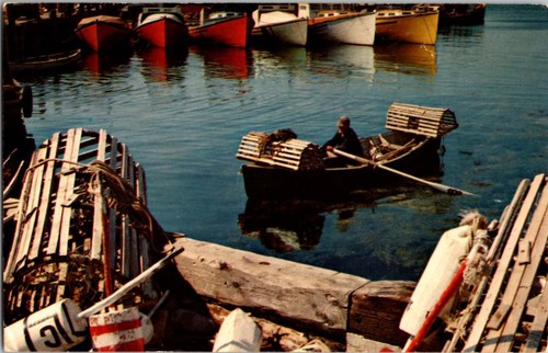 Peggy cove postcard - peggy's,