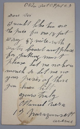 1899 new bedford foot - 1899, ma