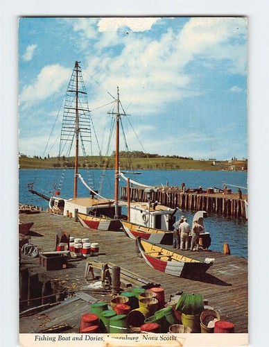 Postcard fishing boat and - postcard,