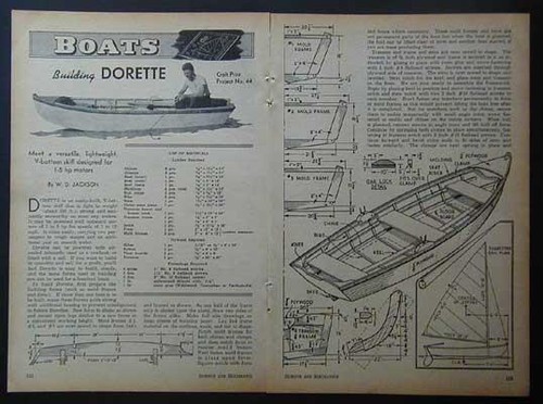 Skiff dory fishing - 13', boat