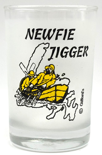 Newfie jigger shot - jigger, glass